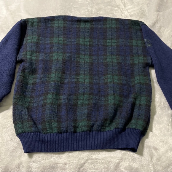 Oscar Jacobson L Large Retro Wool Sweater Wind Stopper Windbreaker pullover - Picture 8 of 8